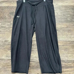 Under Armour Black Athletic Capri  Pants